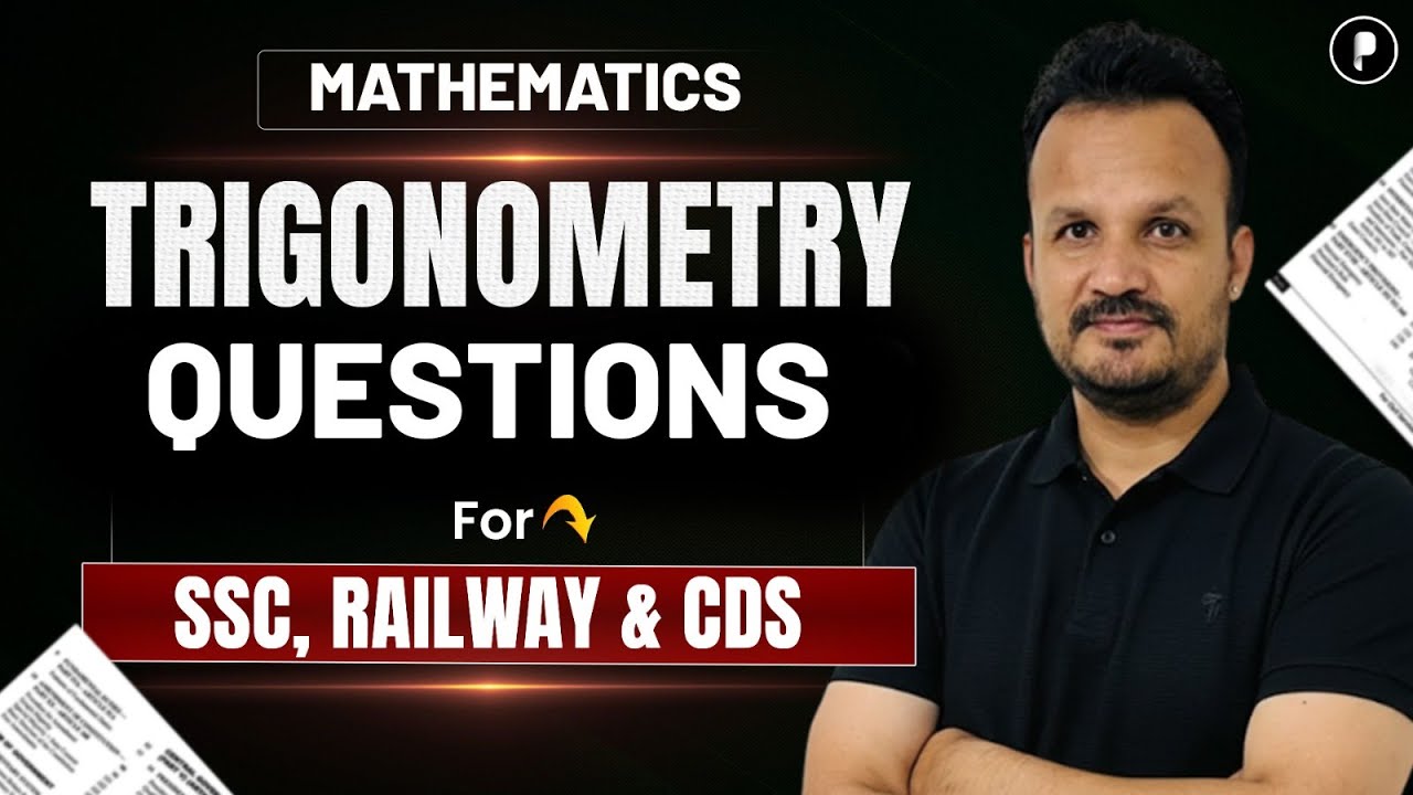 Trigonometry Question in Maths | Complete Probability for SSC, Banking & Railway Exams