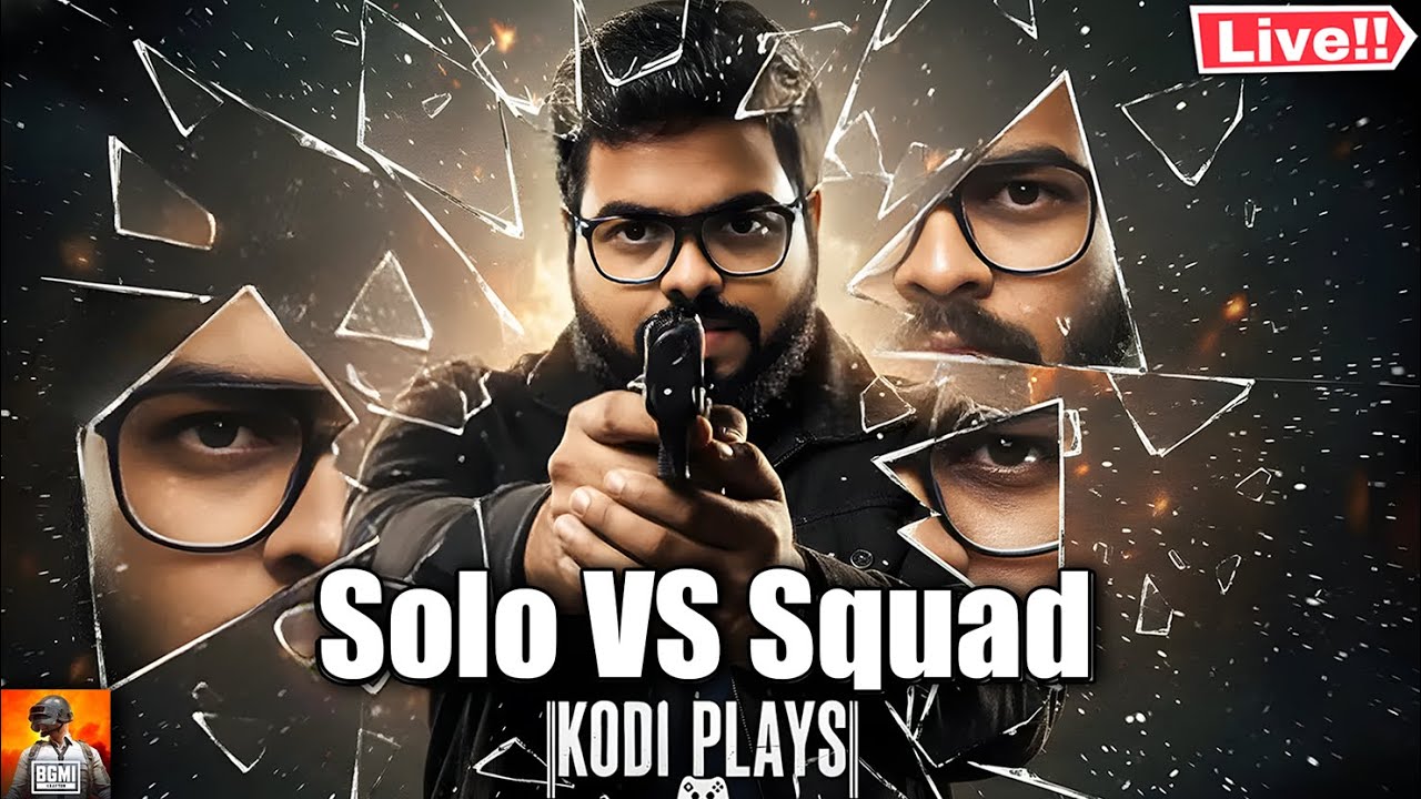🔴Solo vs Squad BGMI 4.2 UPDATE Live 