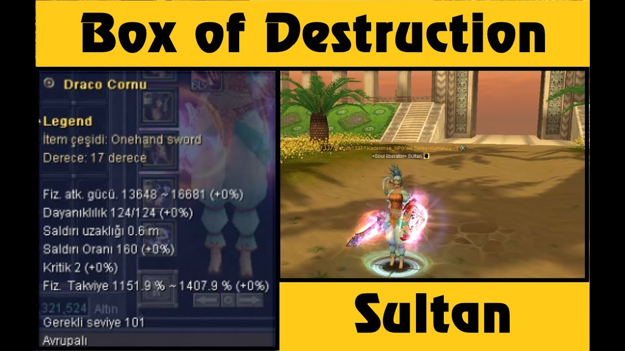 Silkroad Online Legend 23 Update We Open a Box of Destruction #sultan