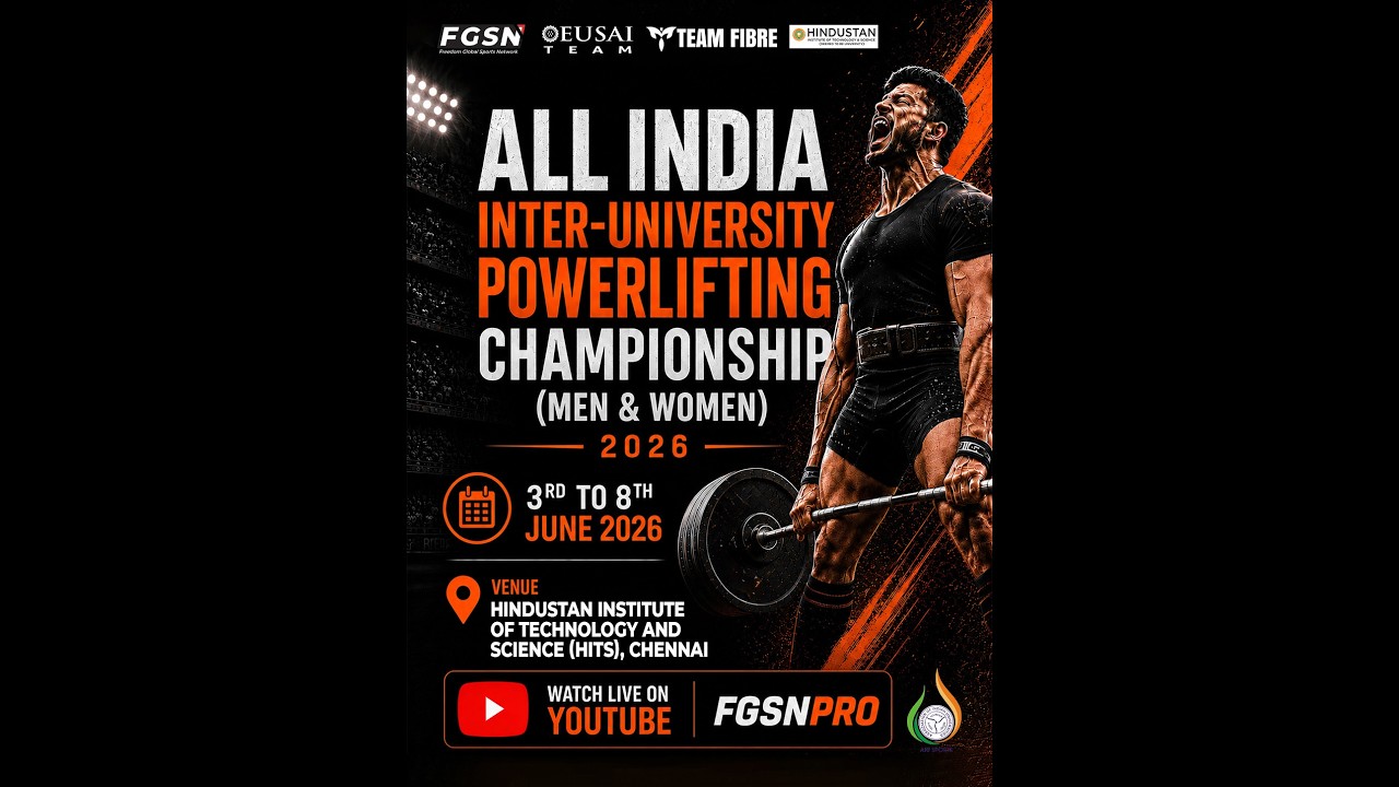 ALL INDIA INTER UNIVERSITY POWERLIFTING CHAMPIONSHIP 2025-26 || DAY 6 ||