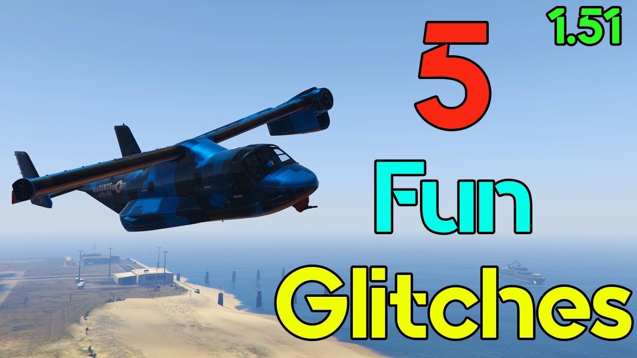 5 Fun Glitches in GTA Online - 1.51 #9