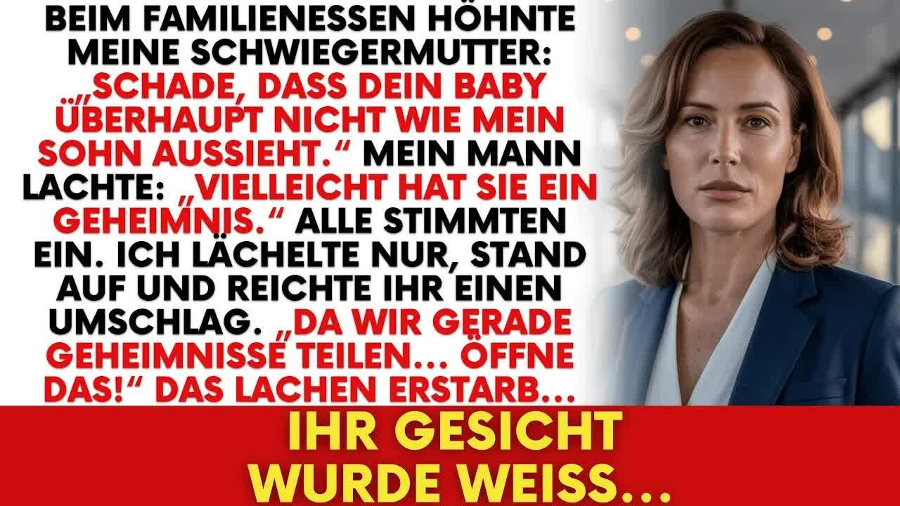 Meine Schwiegermutter verspottete mein Baby  Ich enthüllte ihre geheime Zahlung