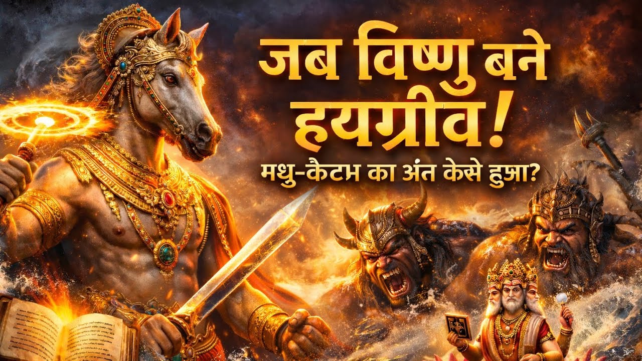 क्यों लिया विष्णु ने हयग्रीव अवतार? जानिए पूरी पौराणिक कथा #india #epichistoricalstories 
