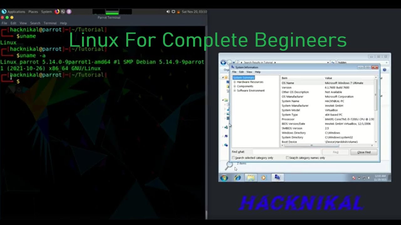 Linux For Complete  beginners | Hacknikal