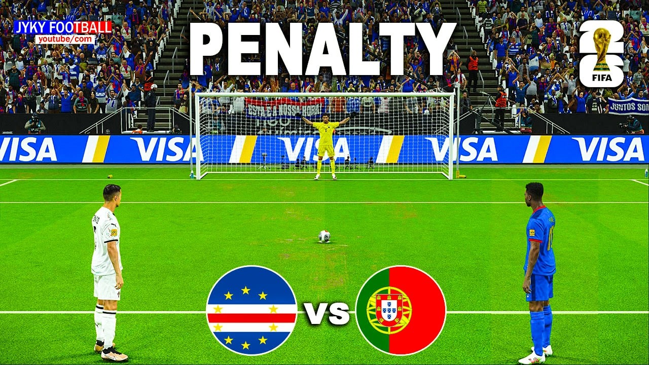 Кабо-Верде против Португалии | Чемпионат мира по футболу FIFA 2026 | Серия пенальти | eFootball PES