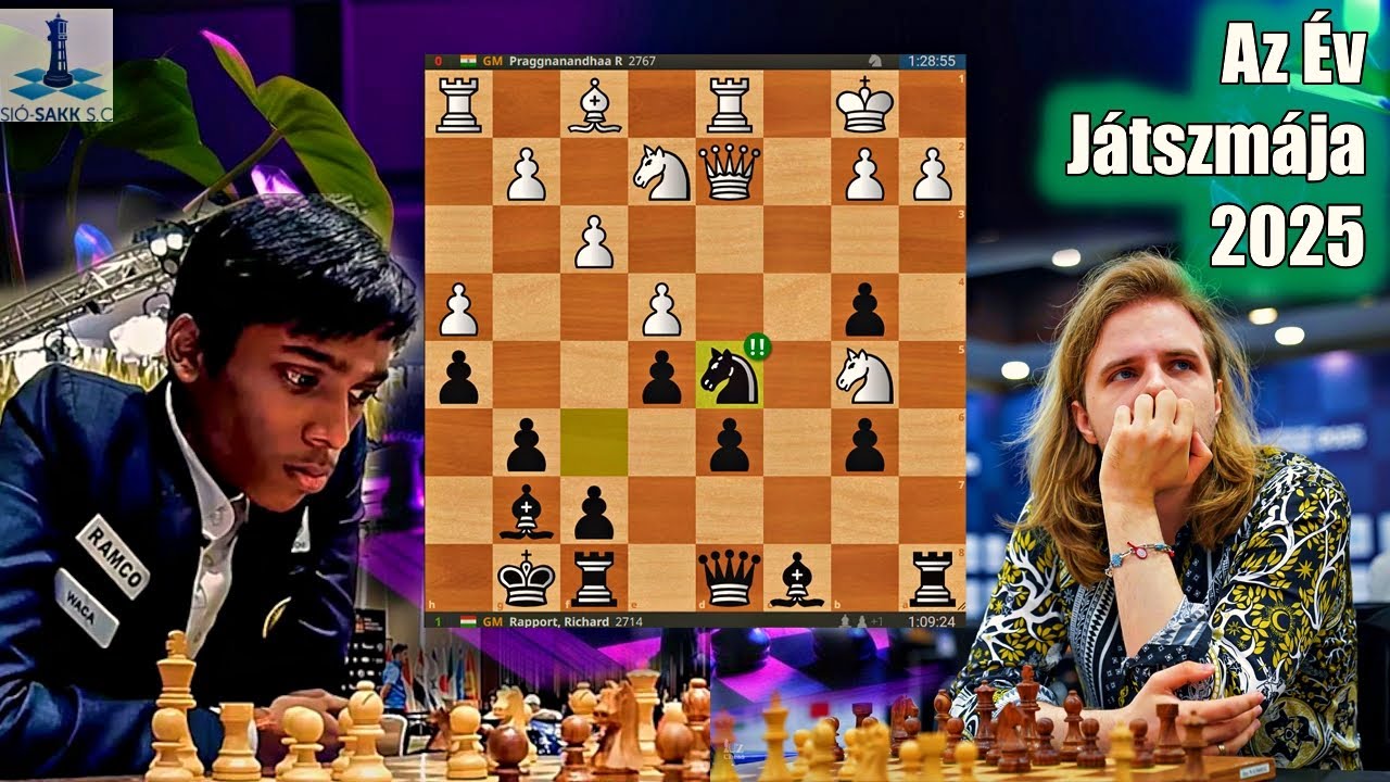 Egy Halhatatlan Játszma // Praggnanandhaa vs Rapport Elemzés