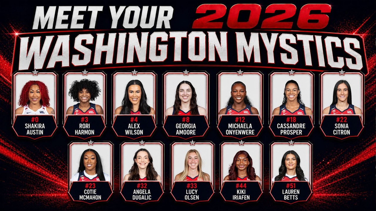 Washington Mystics Make FINAL CUTS! 2026 Roster Set! 10 Rookies or 2nd Year Players on Roster!