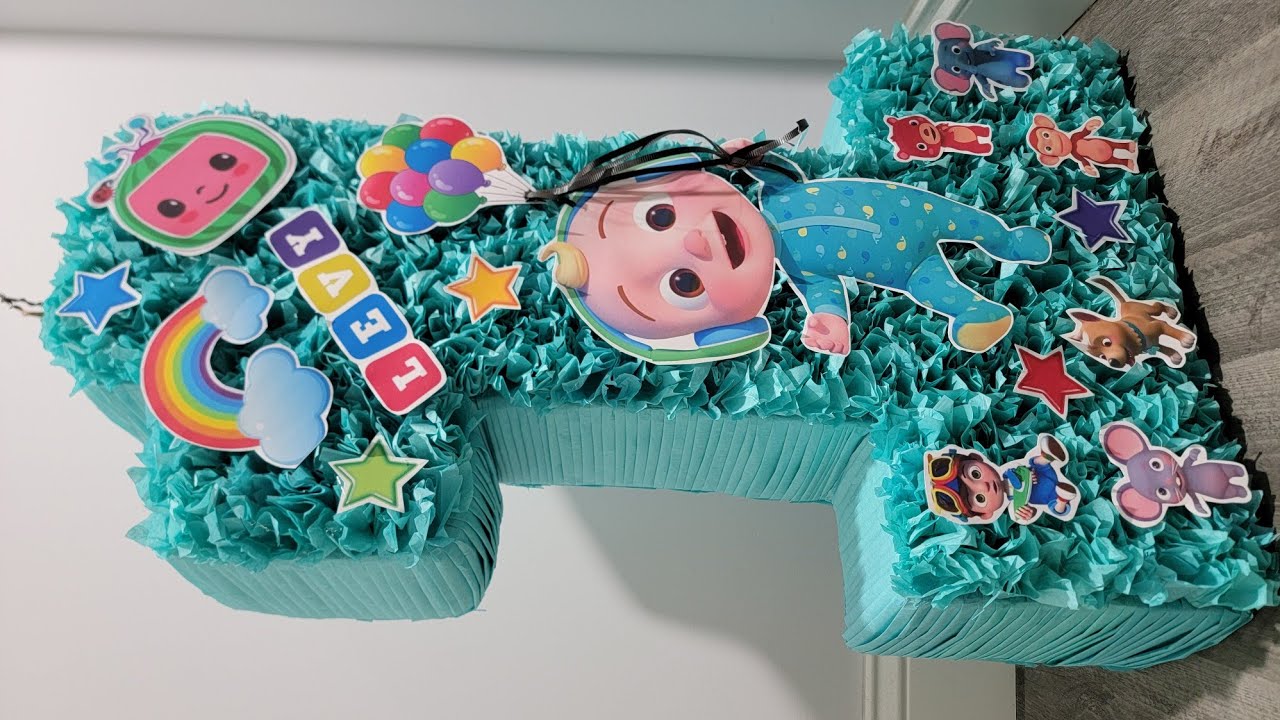 Decoraciones y piñatas rivera está en vivo acompañenme a hacer una piñata de cocomelon