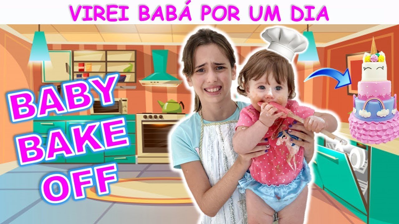 VIREI BABÁ POR UM DIA!!! Nanny for a day