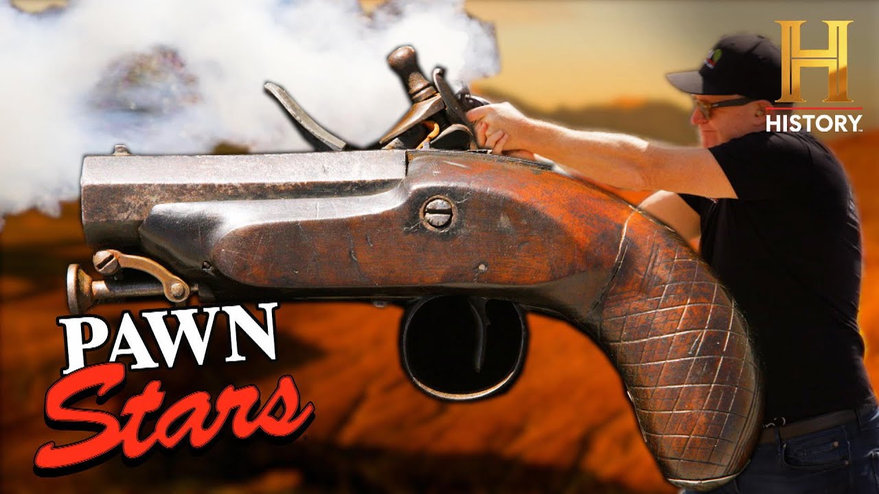 Rick Test Fires an 1800s Vintage Flintlock (Season 22) | Pawn Stars