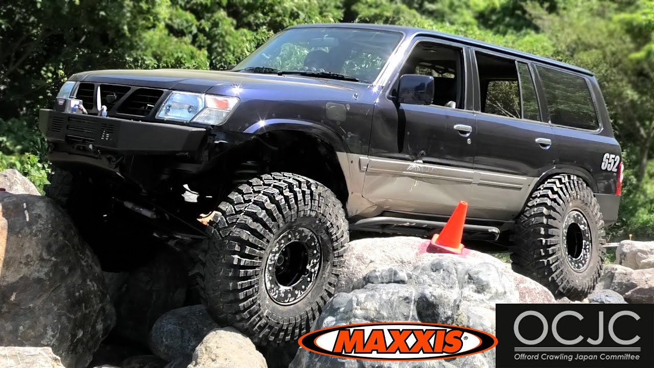 Nissan Patrol Y61 日産サファリ Jeep Wrangler rock crawling