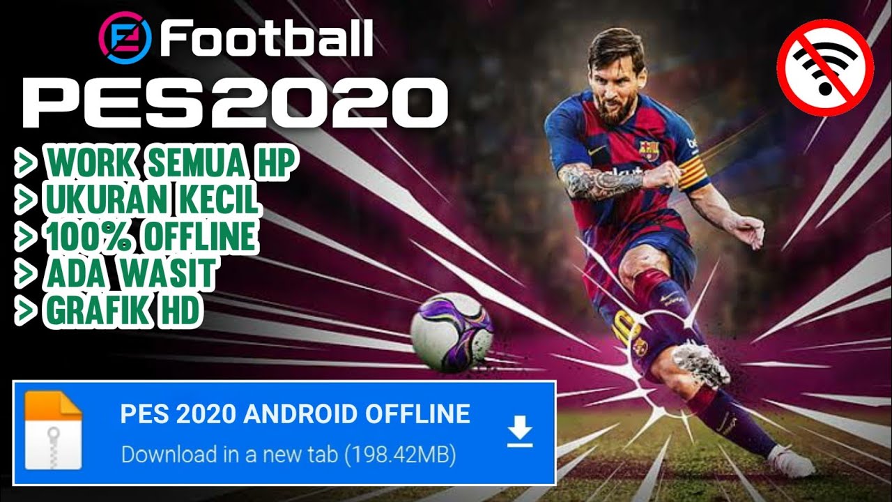 Main PES 2020 ANDROID OFFLINE Ukuran Kecil - PES 2020 Mobile | Game Bola Offline Terbaik