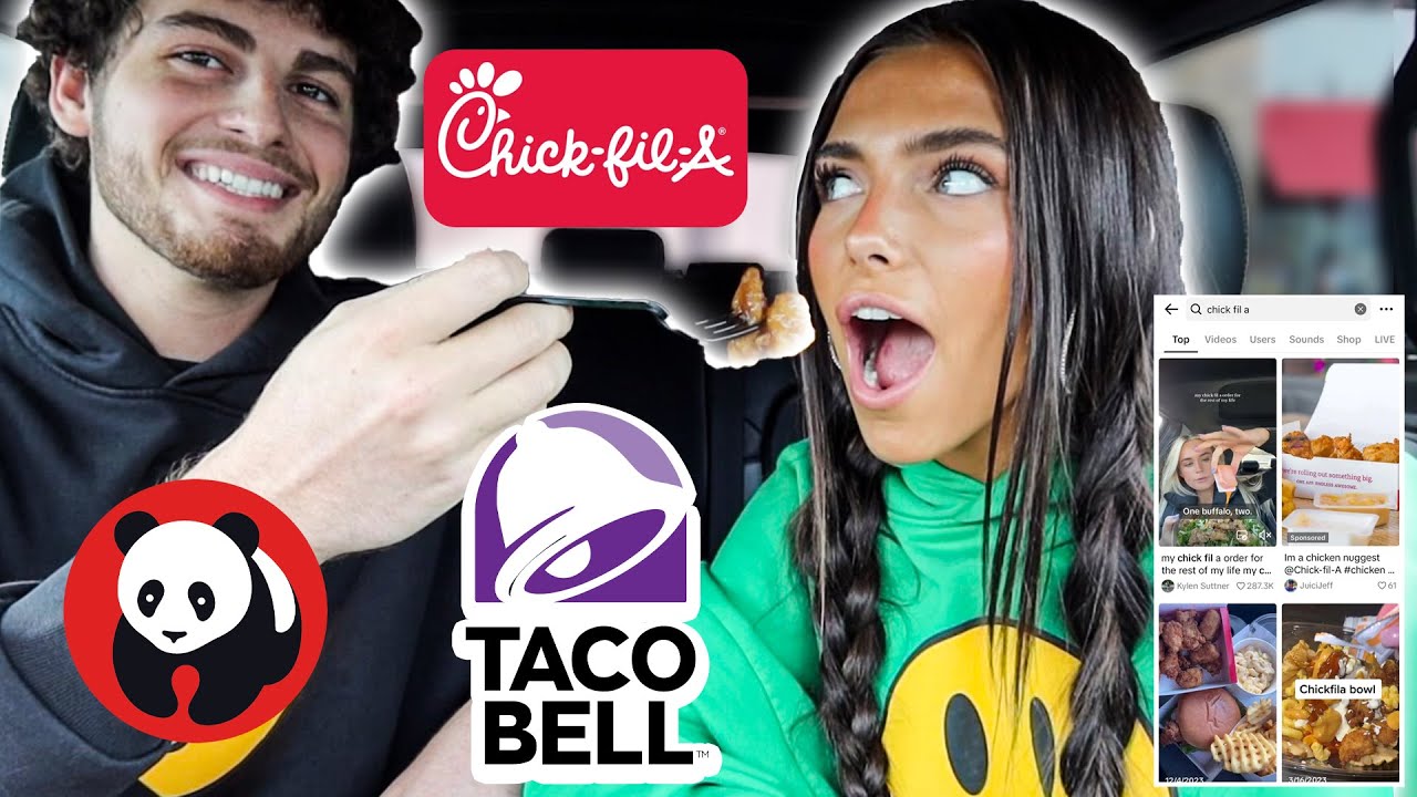 TIKTOK DECIDED WHAT WE EAT FOR 24 HOURS?!!!