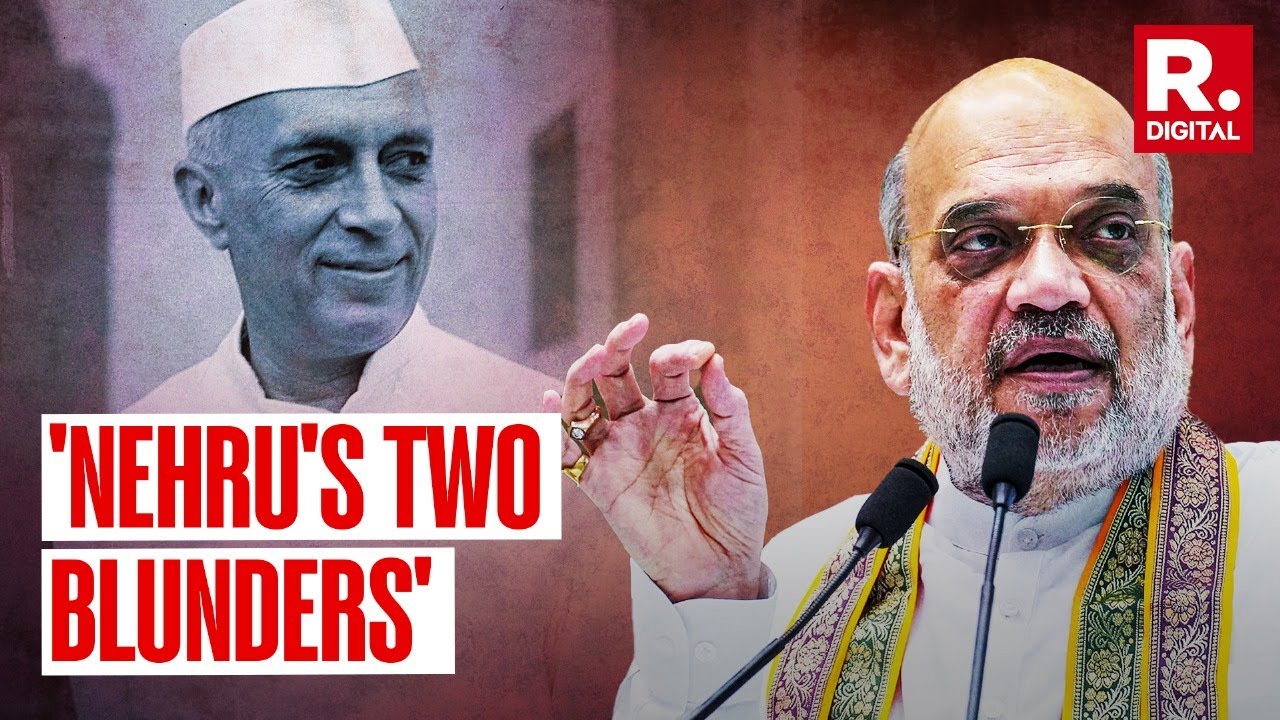 Nehru's Two Blunders Cost Us in Kashmir: Amit Shah's Statement Irks Congress