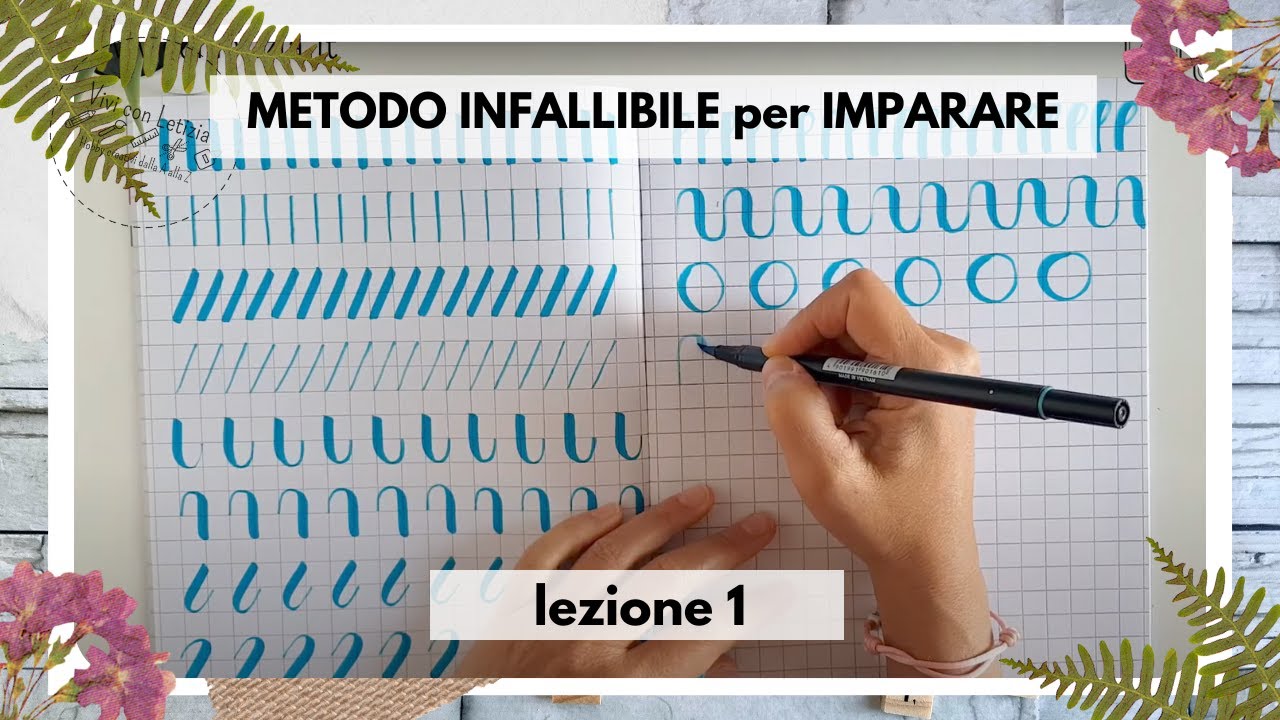 #1 | CORSO BRUSH LETTERING per PRINCIPIANTI |  metodo infallibile per imparare | Corso online gratis