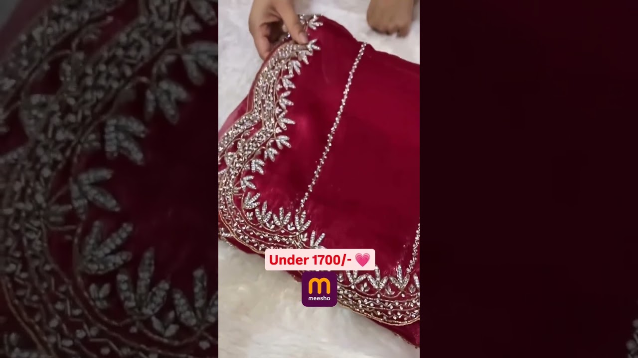 Karva chauth special saree#meeshofestivewear #meesho viral saree#Jimmy Choo saree