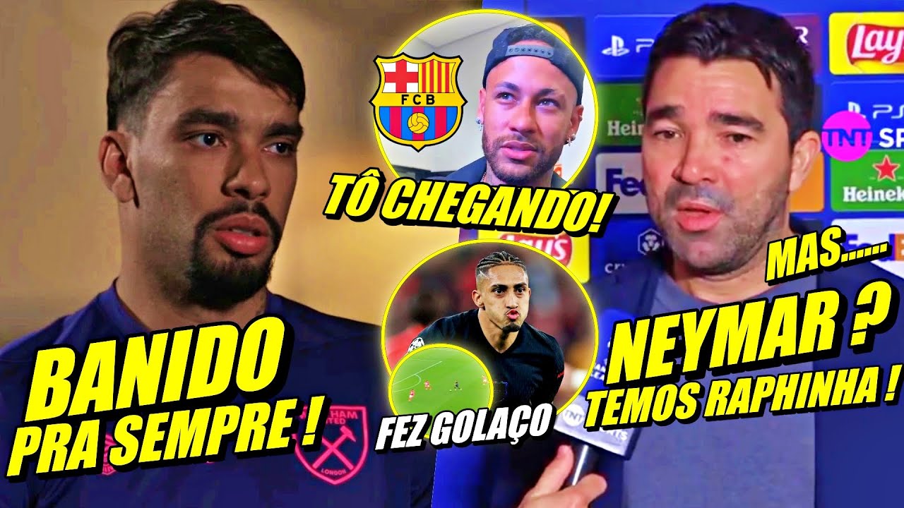 BRASIL CHOCADO !! PAQUETA BANIDO !? SAIU JULGAMENTO ! NEYMAR CHEGANDO NA ESPANHA E MAIS