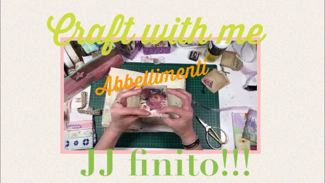 CRAFT WITH ME Ita #5 || ABBELLIMENTI || JUNK JOURNAL SLIM FINITO!!! 💖