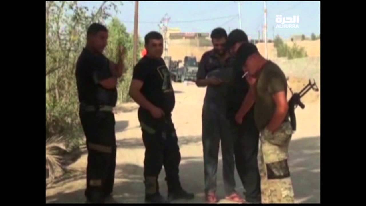انقاذ واخلاء احد منتسبي لواء الرد السريع بعد نحو عشرين يوما من محاصرته من قبل تنظيم داعش في الرمادي