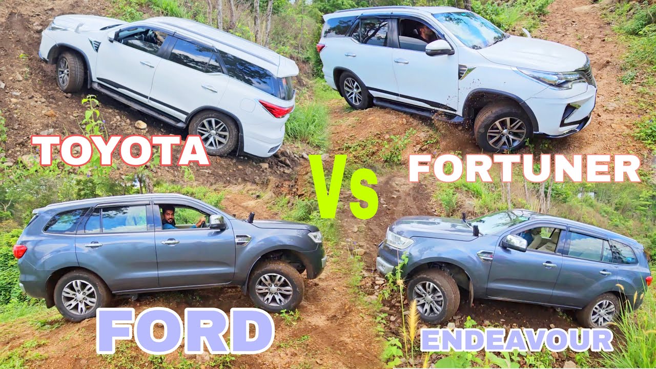 Toyota Fortuner Vs Ford Endeavour Off-Road Tested