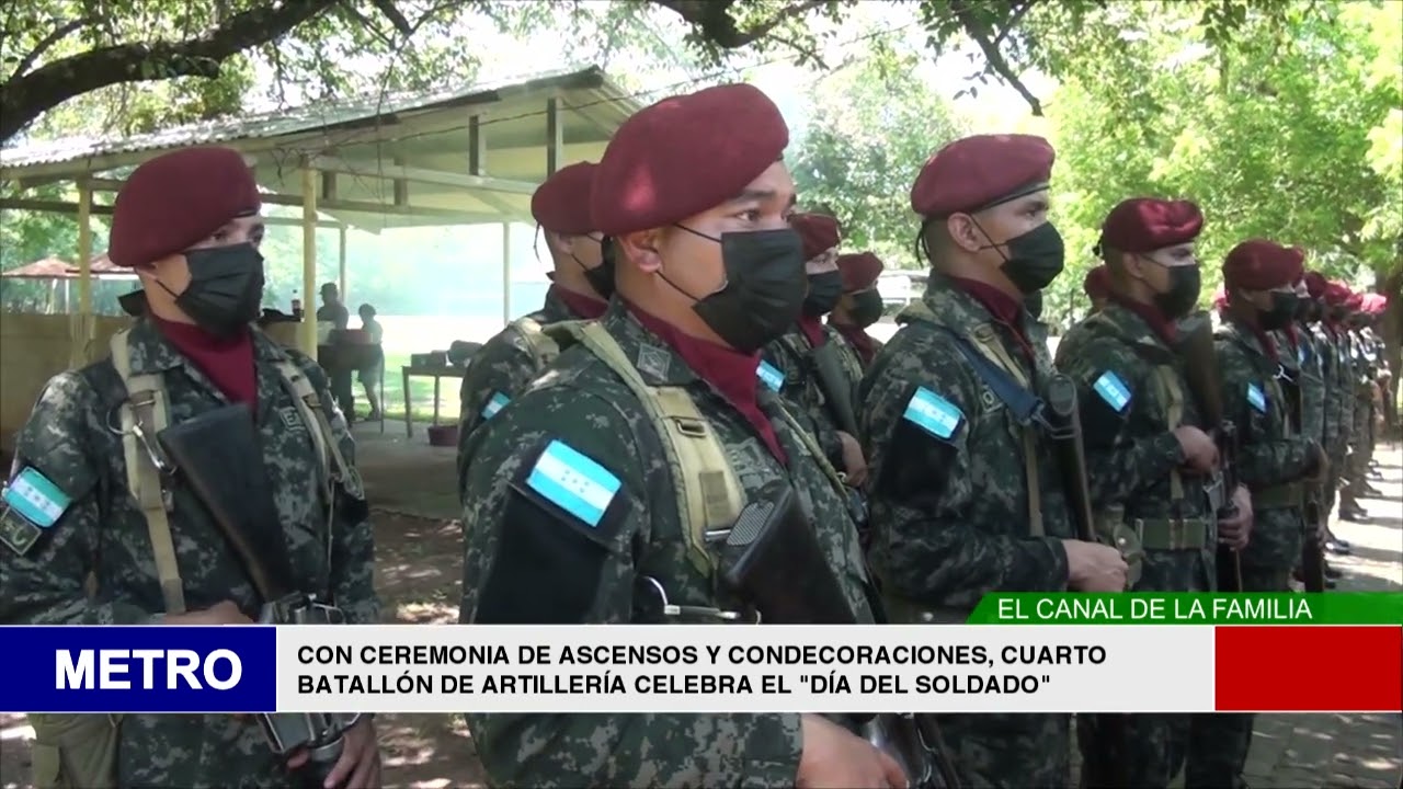 CON UNA CEREMONIA ,CUARTO BATALLÓN DE ARTILLERÍA CELEBRA EL “DÍA DEL SOLDADO HONDUREÑO