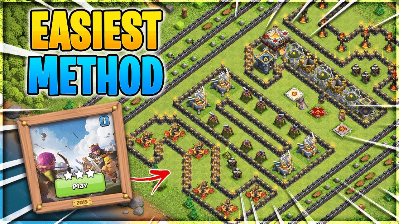Easiest Method to  3 Star the 2015 Challenge in Clash of Clans