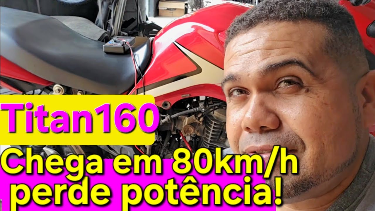 Titan160 quando chega a 80km/h perde potência Defeito crônico de todas 160