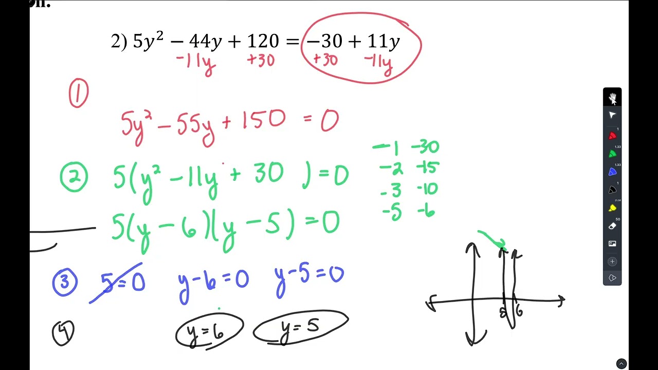 Unit8D1Tech: Solving Quadratics by Factoring