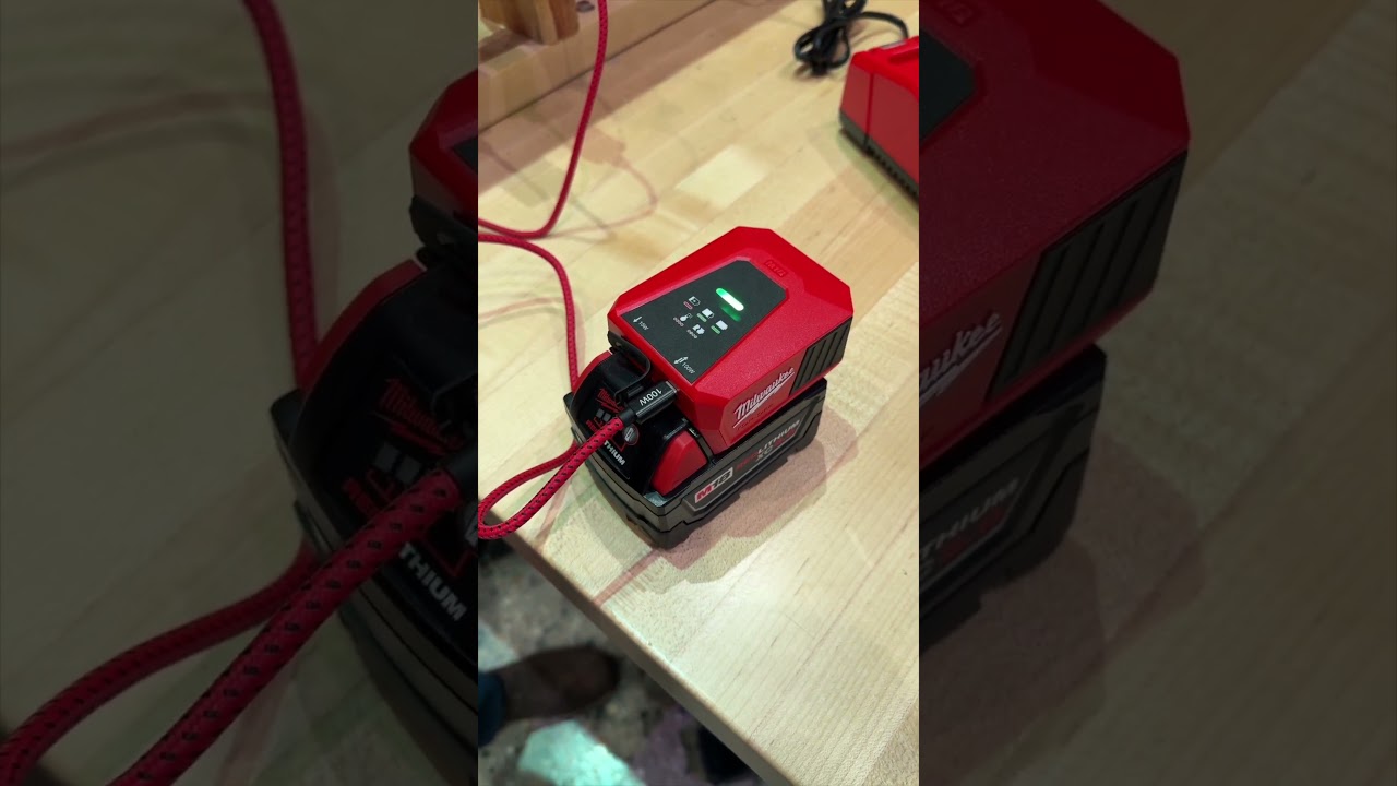 It just became WAY easier to charge your Milwaukee M18 batteries #milwaukeepipeline