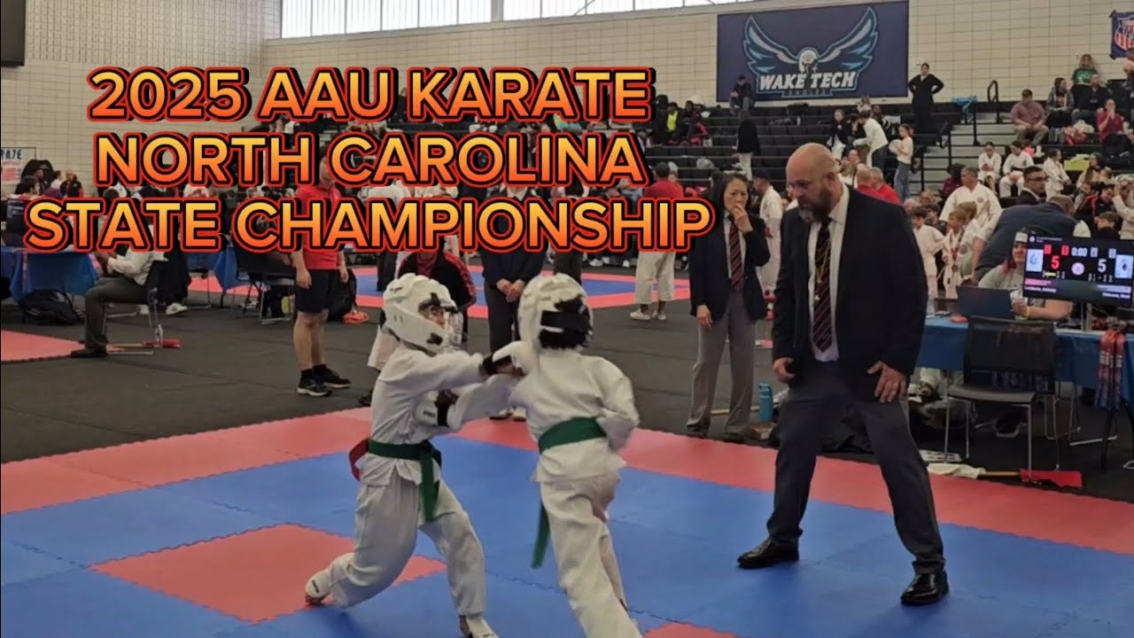 CRAZIEST KARATE MATCH EVER!! AAU KARATE NORTH CAROLINA STATE CHAMPIONSHIP!