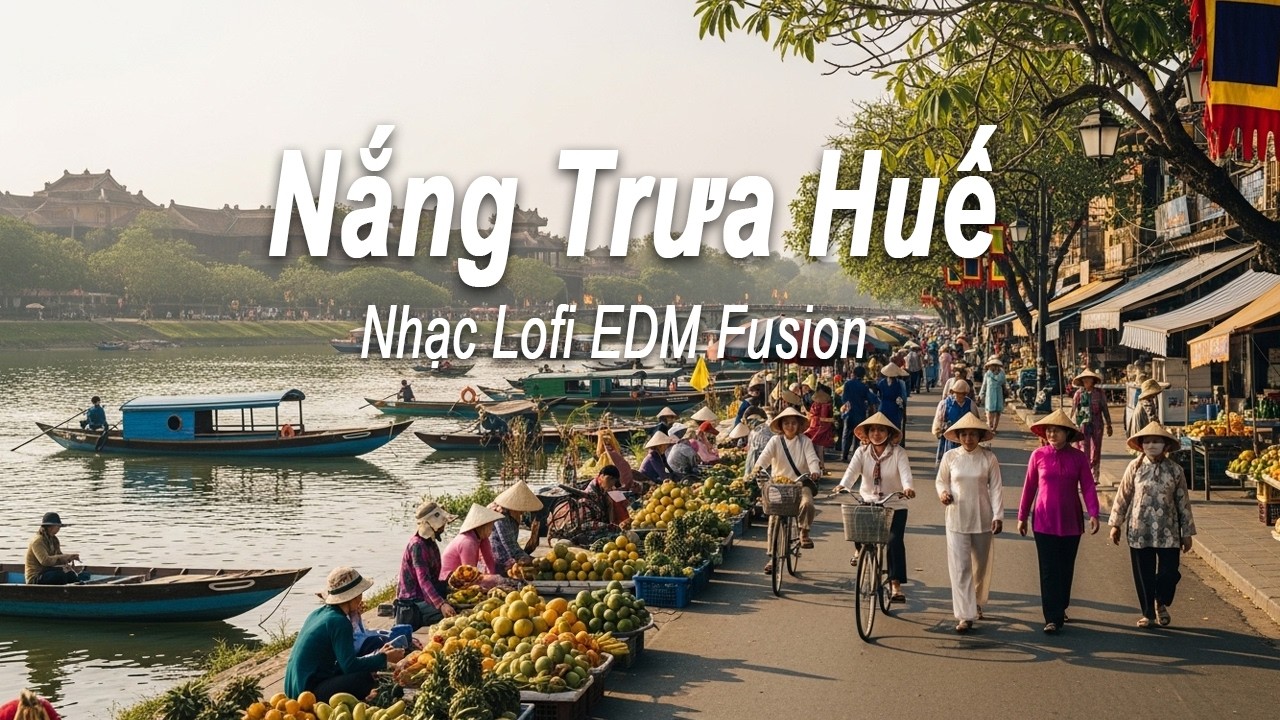 ☀️ Nắng Trưa Huế – Nhạc Lofi EDM Fusion 🌊 Năng Lượng • Tự Do • Học Tập