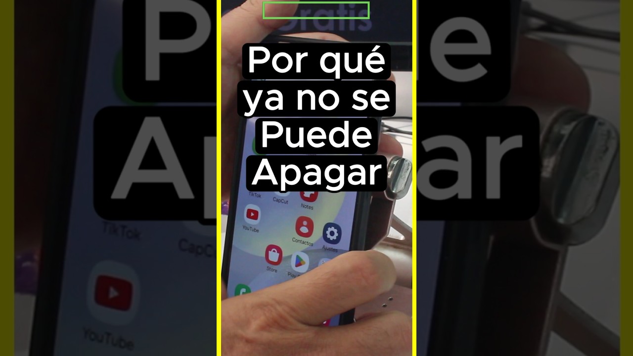 &iquest;Porqu&eacute; ya no se puede apagar el celular con los botones normal en mi Samsung GALAXY S25 S26?