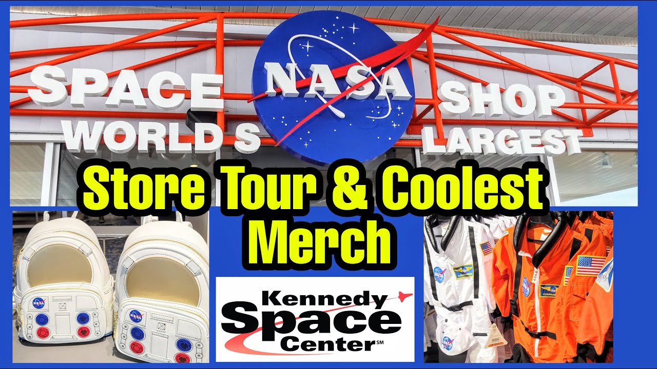 Kennedy Space Center's BIG Space Shop | World's Largest Nasa Space Shop | Unique Space Items