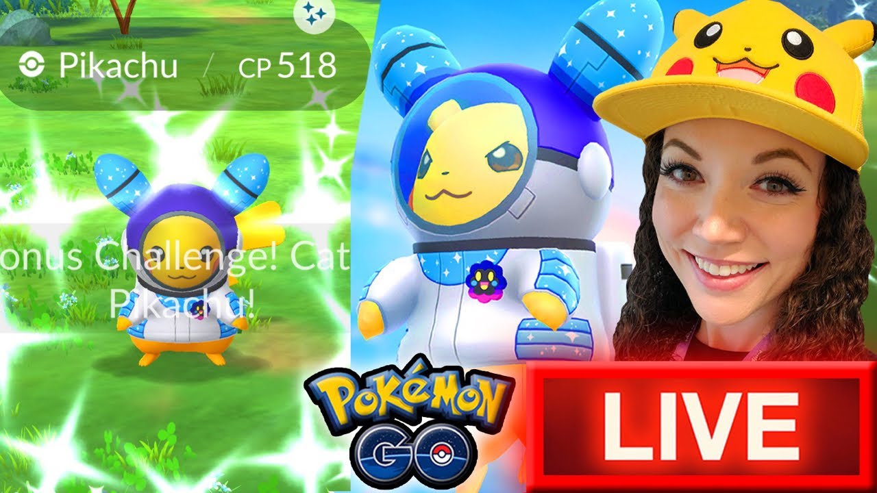 SHINY COSMOG SPACESUIT PIKACHU HUNT POK&Eacute;MON GO!