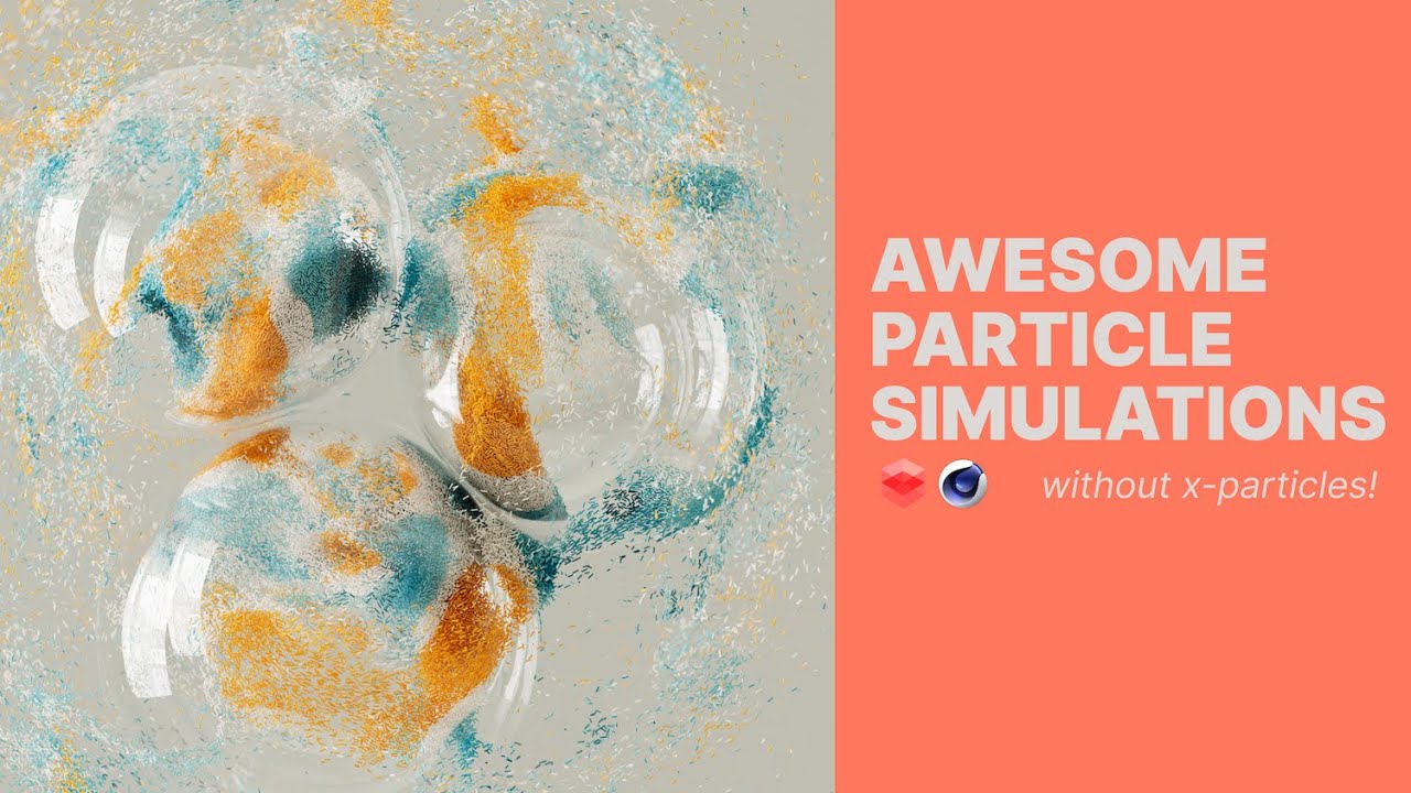 Easy particle sims in C4D (no x-particles!)