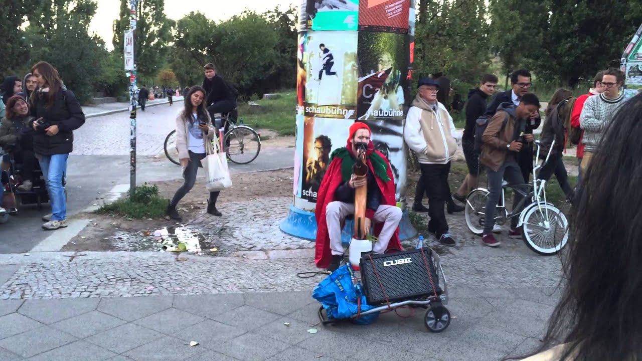 Strawberry Man at Mauerpark in Berlin