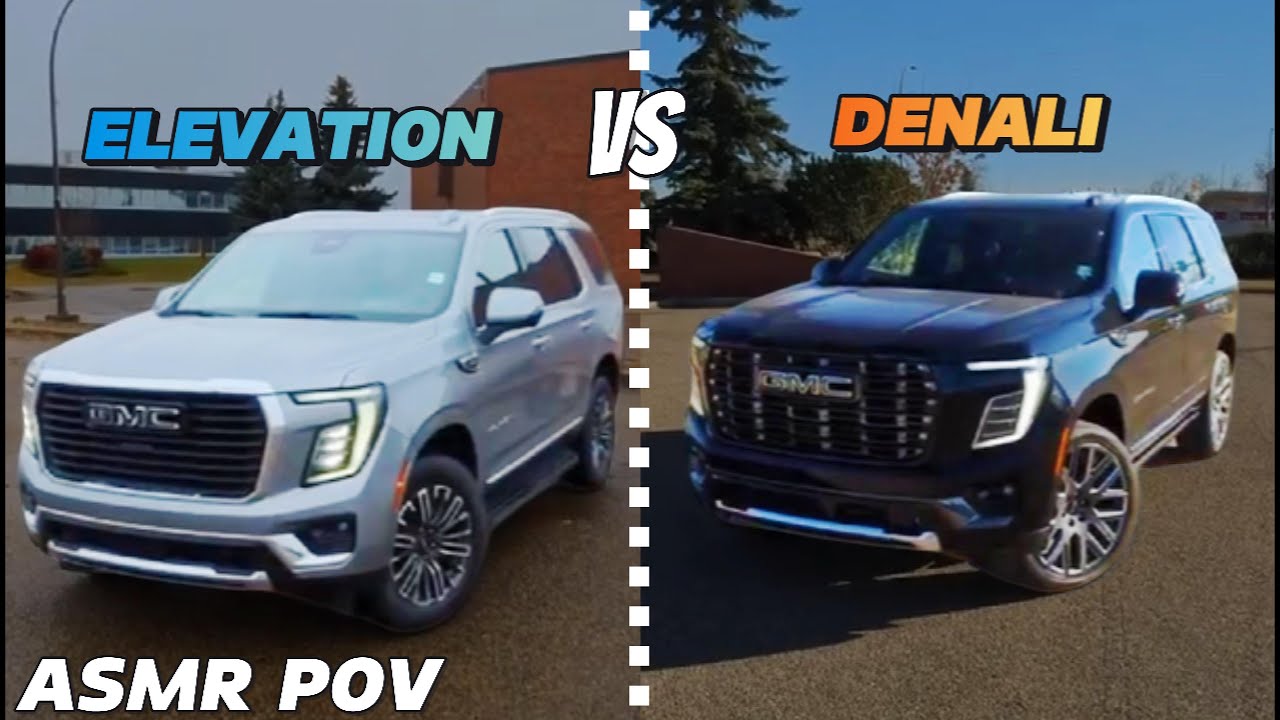 2026 GMC Yukon Denali VS Elevation Trim Comparison || POV ASMR Walk around and test drive