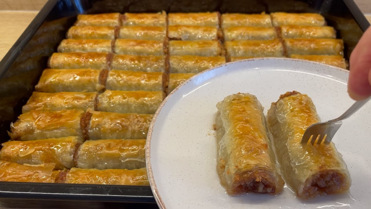 Najsočnija rolana baklava  - recept iz porodične kuhinje, The juiciest rolled baklava – a recipe