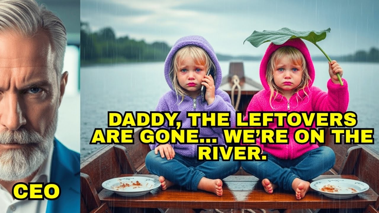 “Daddy, the leftovers are gone… we’re on the river,” cries the little girl as the CEO answe