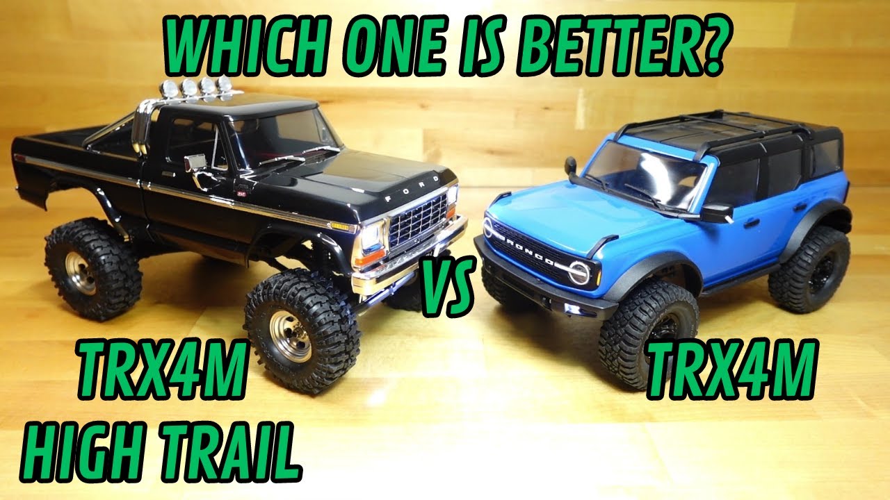 Traxxas TRX4m или TRX4m High Trail: какой из них лучше?