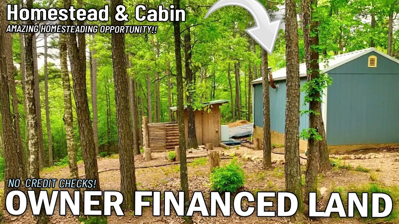 $2,500 Down - 5+ Acre Homestead w/ Cabin, Garden & Owner Financing in MO - ID#PR12B InstantAcres.Com