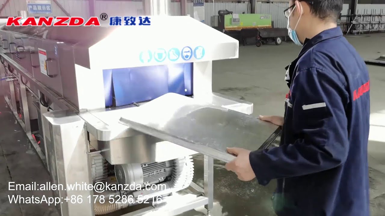 Baking Tray Washer - 80% Drying