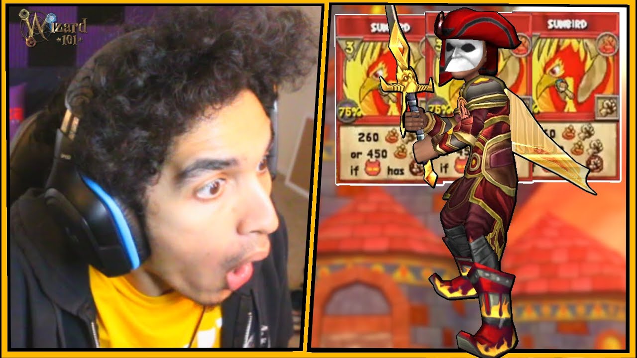 Wizard101 Max (150) Fire PvP: *NEW* Sunbird Spam Is Overpowered!