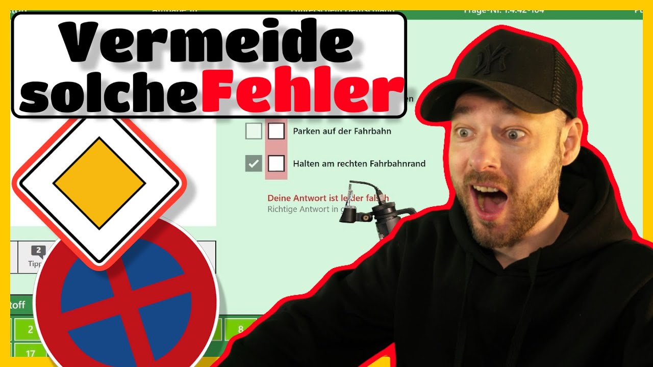 ✅Theorieprüfung bestehen – vermeide solche Fehler! 