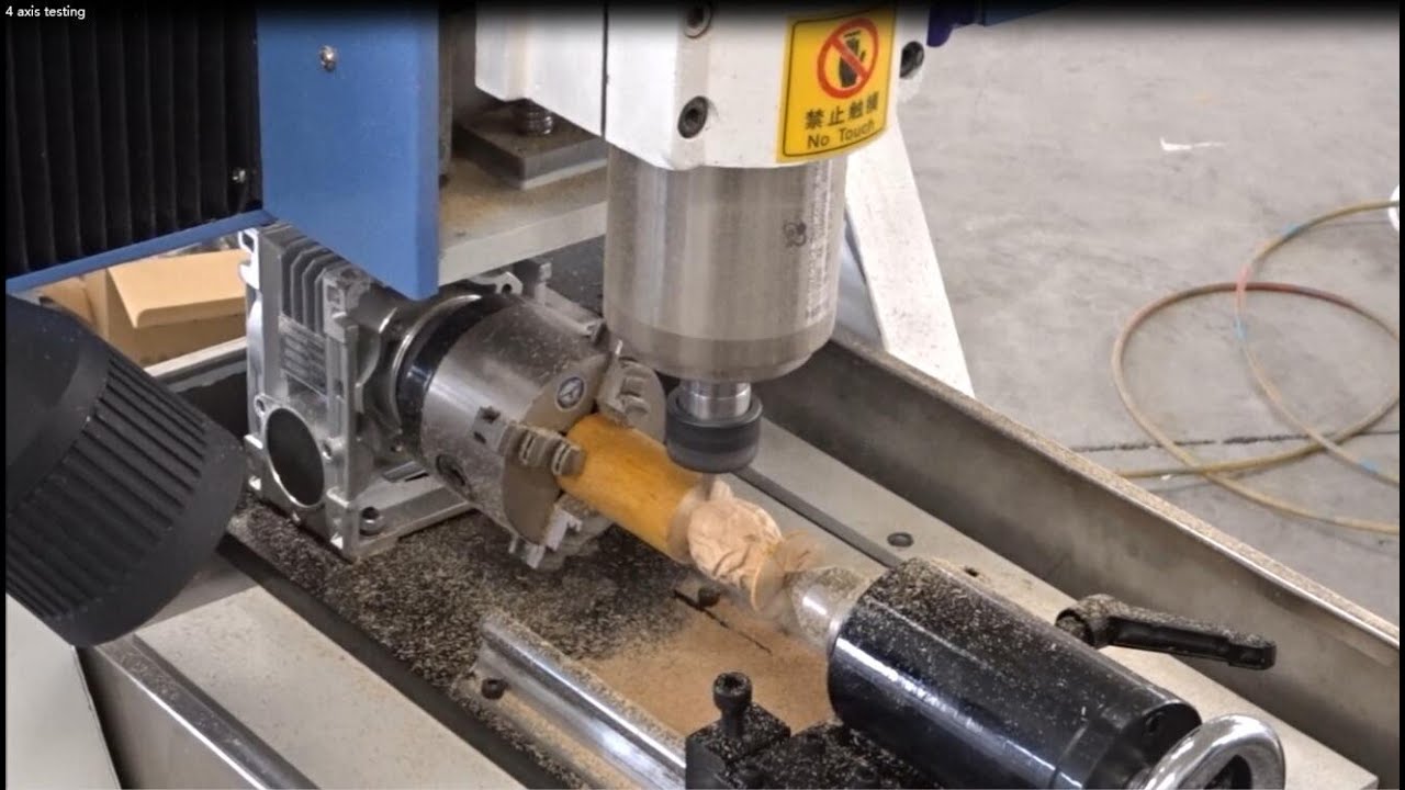 Hobby  4 Axis CNC Engraving Machine 360*360mm