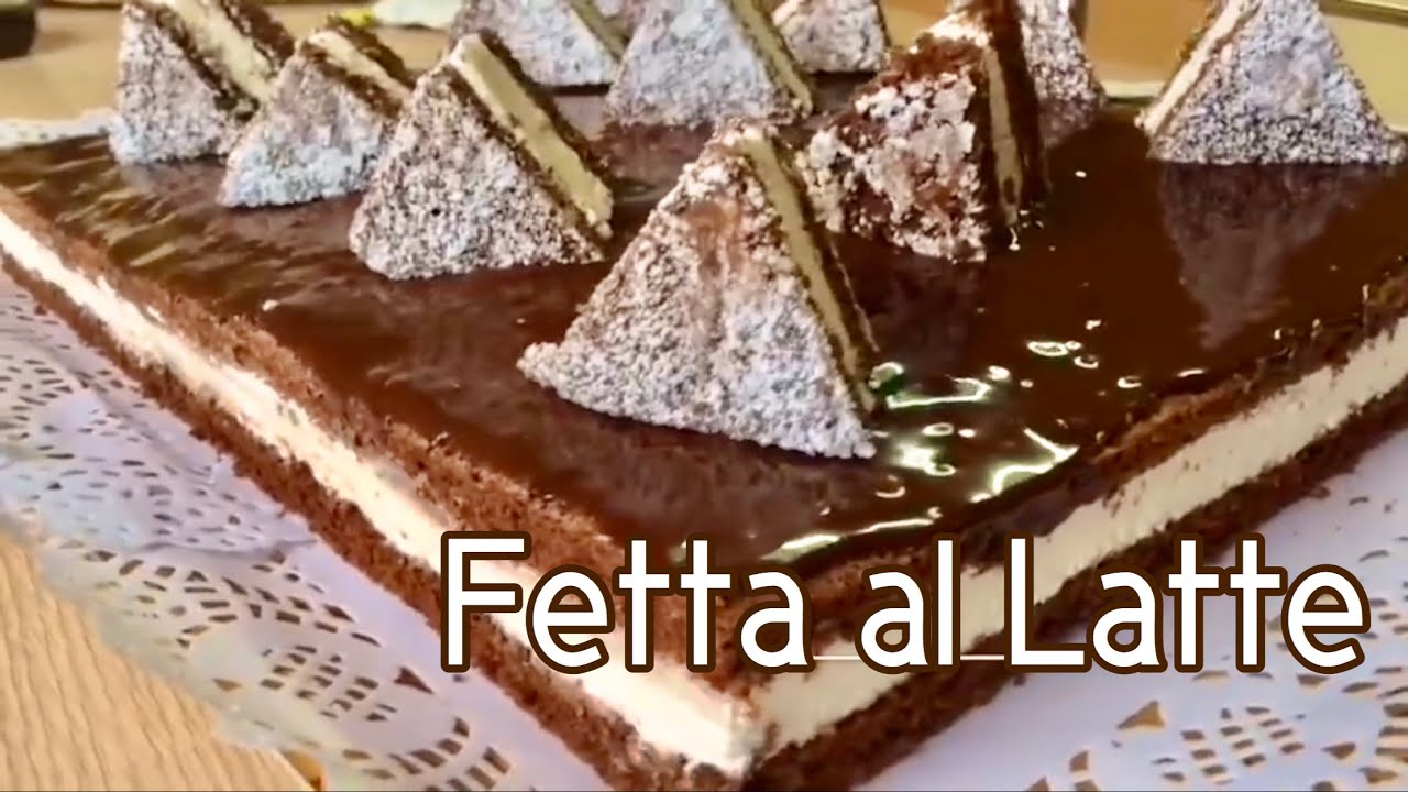 TORTA KINDER FETTA AL LATTE  ricetta semplice  TUTTI A TAVOLA