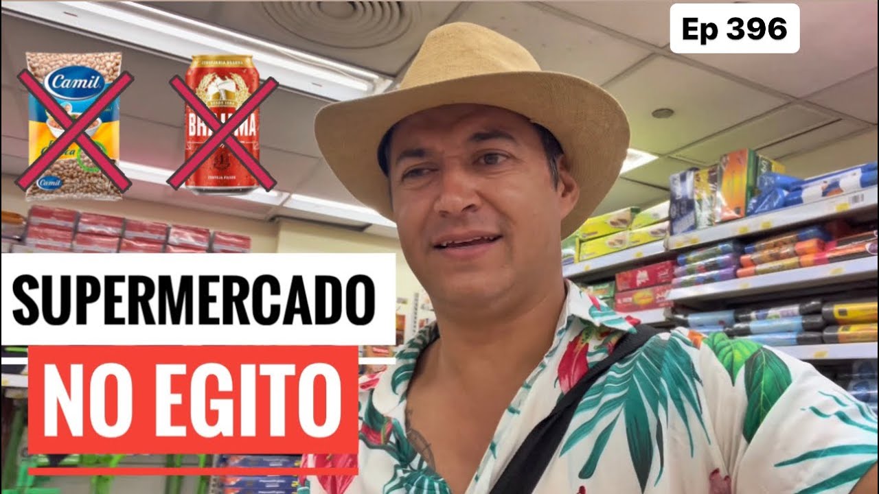 COMO É um SUPERMERCADO no EGITO