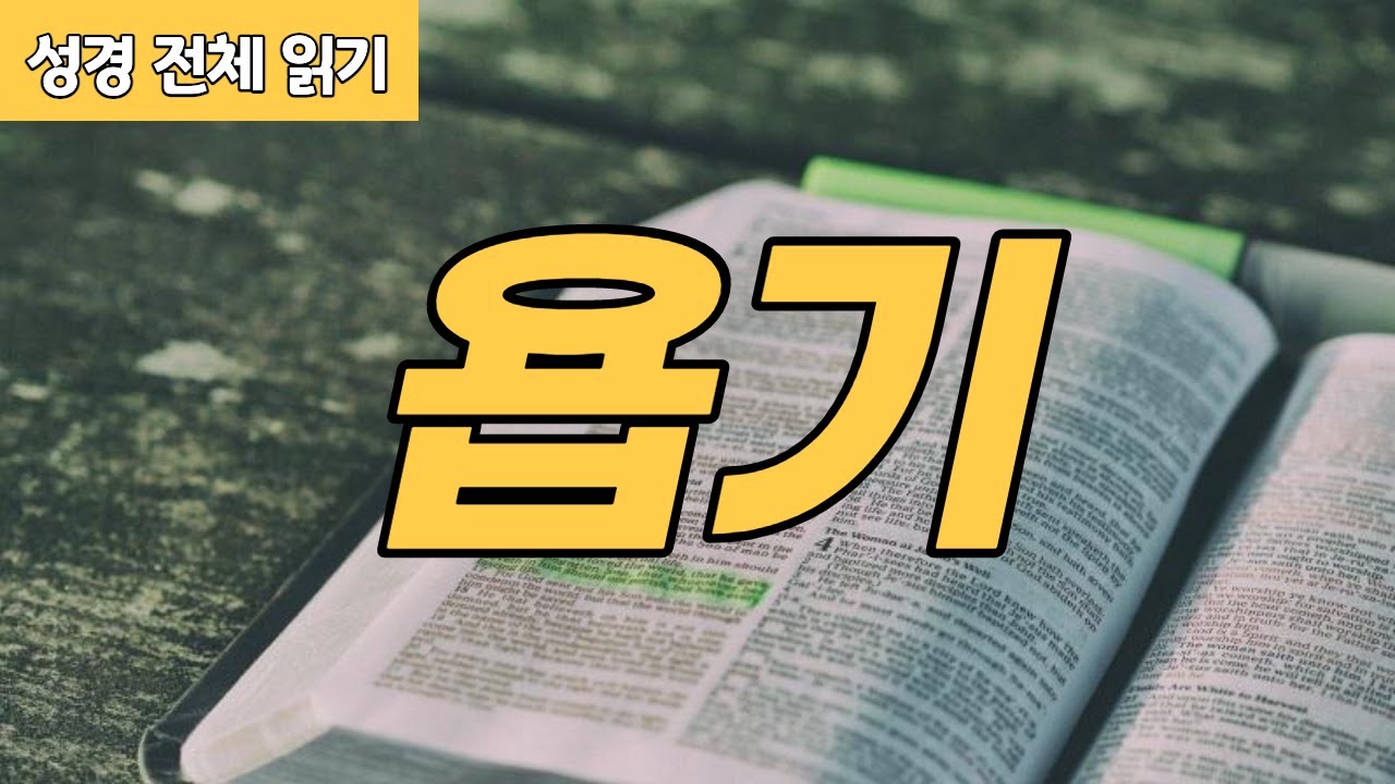 [가톨릭 성경 전체 읽기] 욥기 | 구약성경 #22 | 성경 통독 | 오디오 성경 | 이준 신부