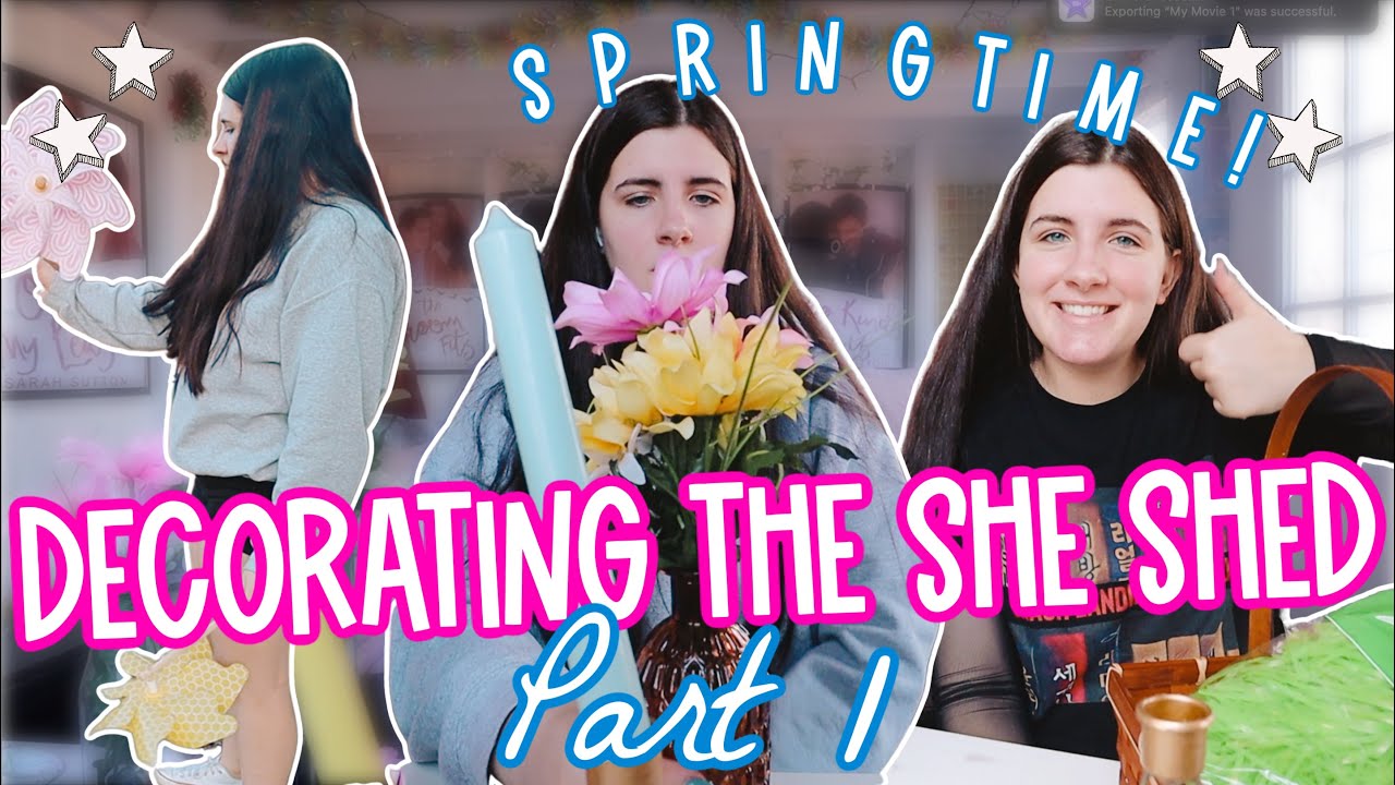 DECORATING THE SHE SHED PART 1 | Spring Has Sprung!