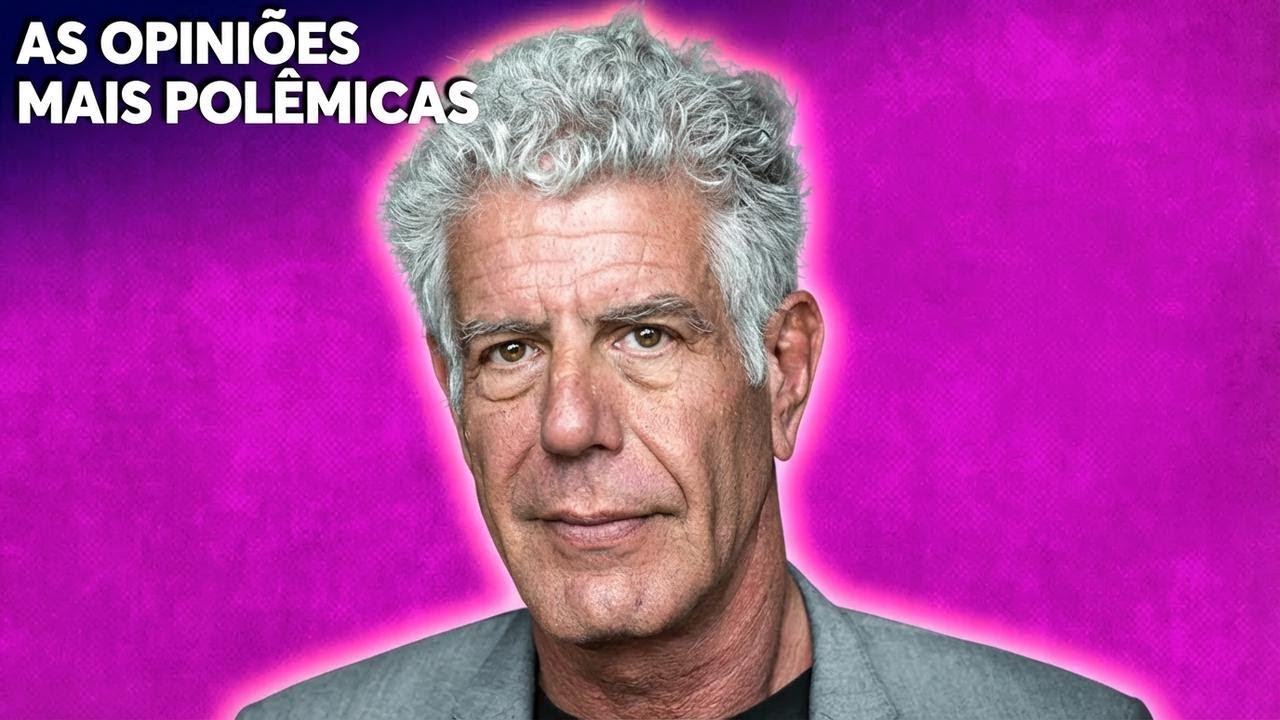 As opiniões mais polêmicas do Anthony Bourdain sobre comida